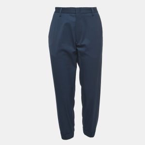 Kenzo Navy Blue Wool Blend Trousers M, Clothing - Luxury Closet catalog