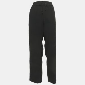 Kenzo Black Crepe Side Striped Drawstring Track Pants M, Clothing - Luxury Closet catalog