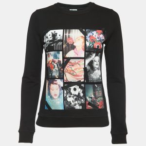 Kenzo Black Graphic Print Cotton Crew Neck Sweatshirt XS, Sweaters & Cardigans - Luxury Closet catalog