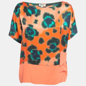 Kenzo Multicolor Print Silk Relaxed Fit Blouse M, Shirts & Tops - Luxury Closet catalog