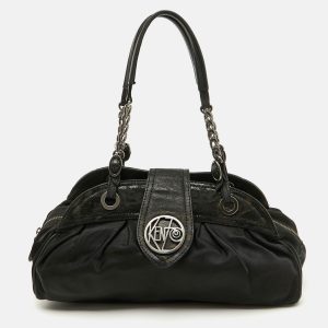 Kenzo Black Nylon and Leather Flap Frame Satchel, Satchels - Luxury Closet catalog