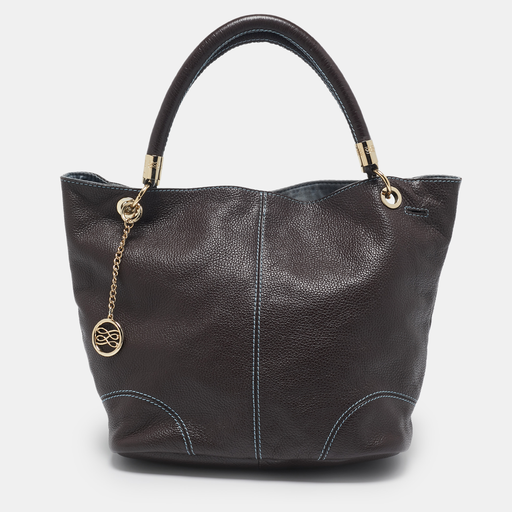 Lancel Dark Brown Leather French Flair Tote, Tote Handbags - Luxury Closet catalog
