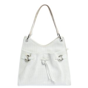 Lancel White Leather Shoulder Bag, Shoulder Bags - Luxury Closet catalog