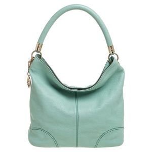 Lancel Mint Green Grained Leather Flair Hobo, Shoulder Bags - Luxury Closet catalog