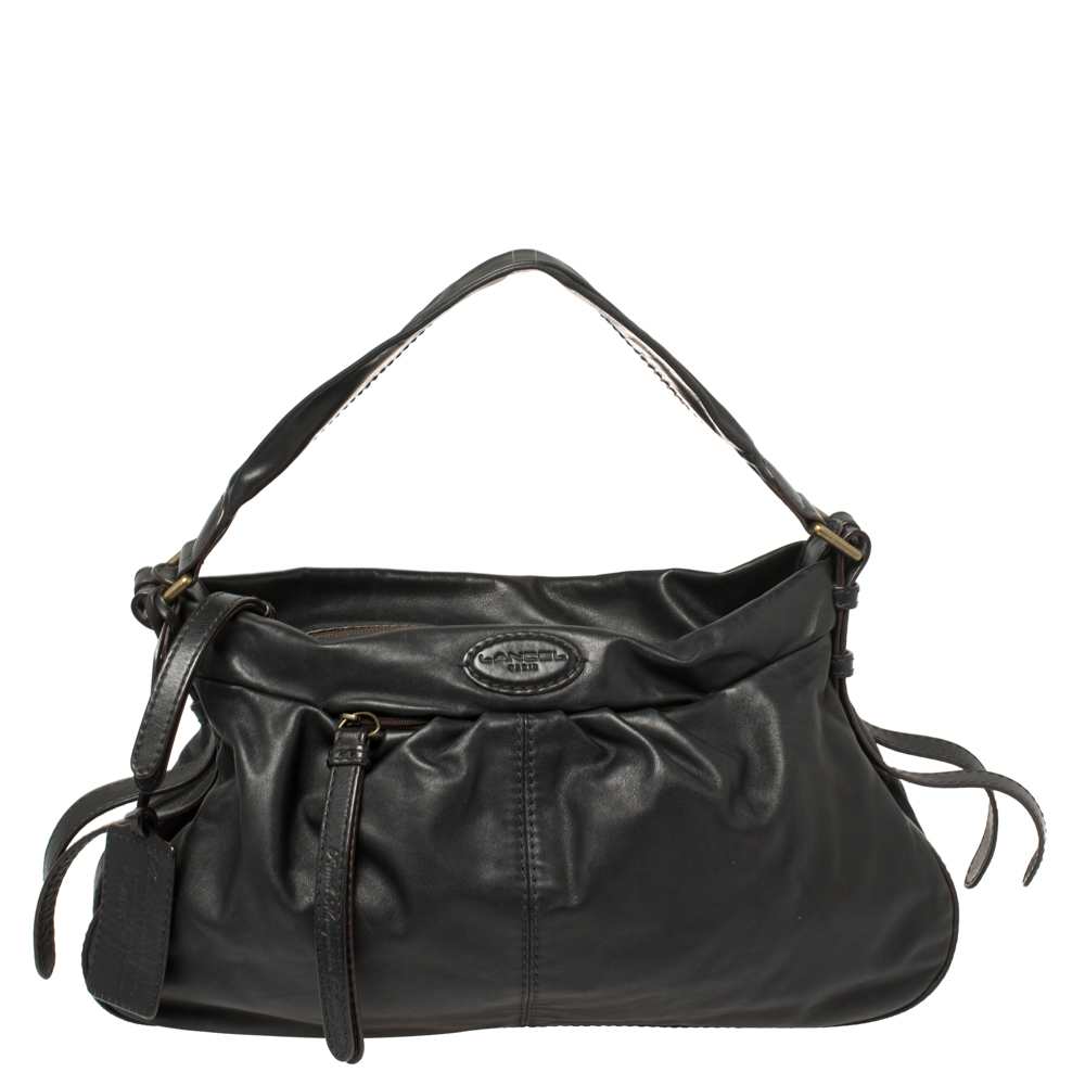 Lancel Black Leather Front Pocket Hobo, Shoulder Bags - Luxury Closet catalog