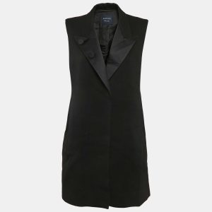 Lanvin Black Wool Sleeveless Coat L, Coats & Jackets - Luxury Closet catalog