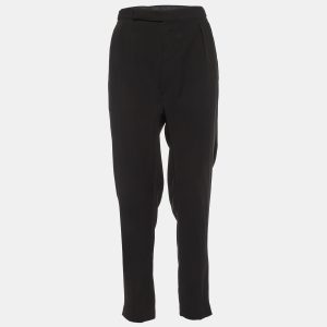 Lanvin Black Crepe Tapered Trousers M, Clothing - Luxury Closet catalog
