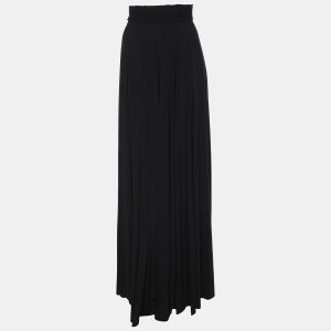 Lanvin Black Stretch Satin Maxi Skirt M, Skirts - Luxury Closet catalog
