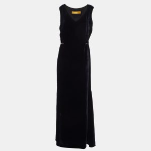 Lanvin Navy Blue Velvet Sleeveless Maxi Dress M, Dresses - Luxury Closet catalog