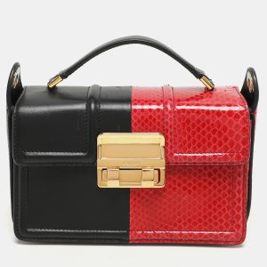 Lanvin Black Leather and Python Small Jiji Shoulder Bag, Shoulder Bags - Luxury Closet catalog