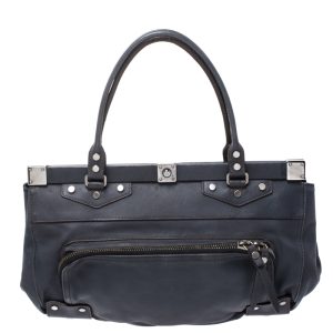 Lanvin Blue Leather Frame Satchel, Satchels - Luxury Closet catalog