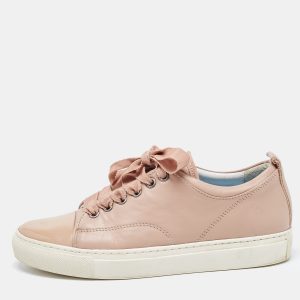 Lanvin Dusty Pink Leather and Patent Cap Toe Low Top Sneakers Size 36, Athletic Shoes & Sneakers - Luxury Closet catalog
