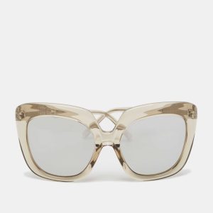 Linda Farrow Grey/Silver Mirror LFL/556 Oversized Sunglasses, Sunglasses - Luxury Closet catalog