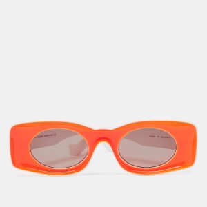 Loewe Orange/White LW400331 Paula's Ibiza Oval Sunglasses, Sunglasses - Luxury Closet catalog