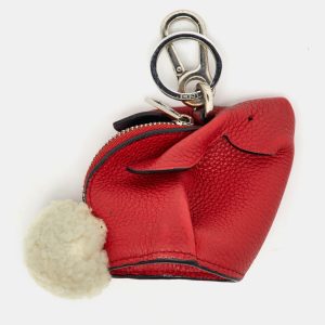 Loewe Red Leather Rabbit Purse Bag Charm, Luggage Accessories - Luxury Closet catalog