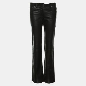 Loewe Brown Leather Long Pants EU 38, Clothing - Luxury Closet catalog