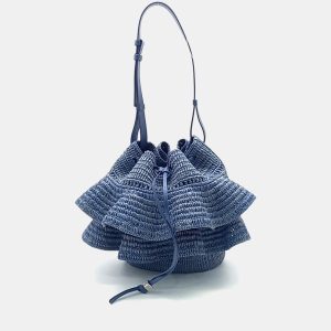 Loewe Raffia Balloon Ruffle Bag, Shoulder Bags - Luxury Closet catalog