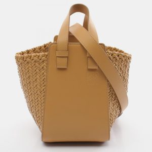 Loewe Brown Leather Hammock Compact Handbag, Shoulder Bags - Luxury Closet catalog