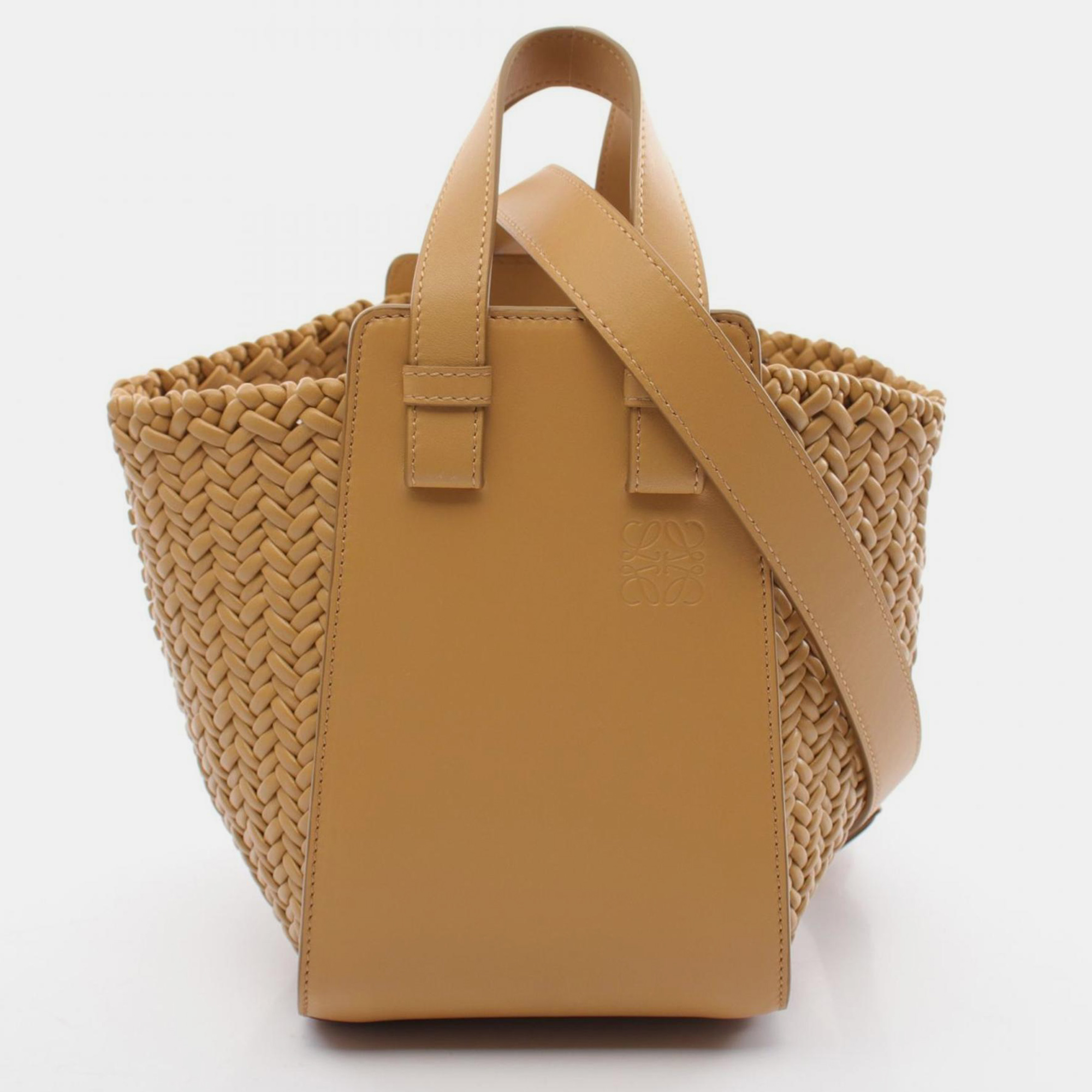 Loewe Brown Leather Hammock Compact Handbag, Shoulder Bags - Luxury Closet catalog