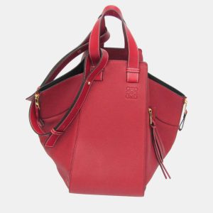 Loewe  Red Leather Hammock Medium Handbag, Shoulder Bags - Luxury Closet catalog