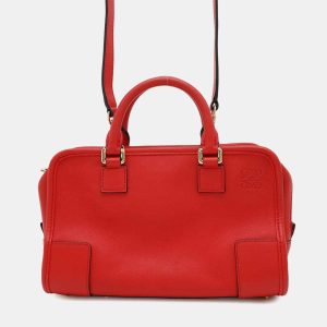Loewe Red Leather Amazonas 23 Shoulder Bag, Shoulder Bags - Luxury Closet catalog