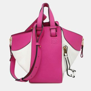 Loewe White Pink Leather Small Hammock Shoulder Bag, Shoulder Bags - Luxury Closet catalog