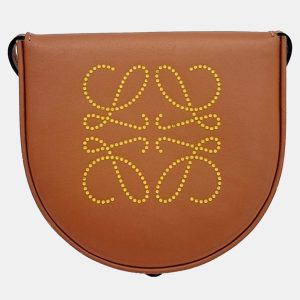 Loewe Brown Leather heel pouch mini crossbody bag, Handbags - Luxury Closet catalog