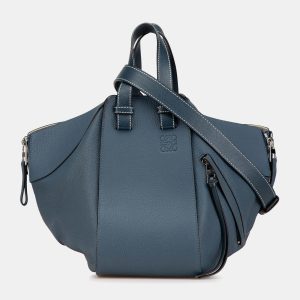 Loewe Blue Small Leather Hammock Bag, Satchels - Luxury Closet catalog