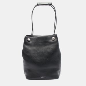 Loewe Black Leather Pebble Hobo Bag, Shoulder Bags - Luxury Closet catalog