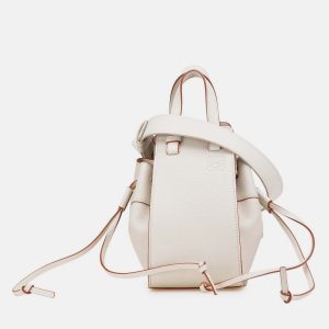 Loewe White Mini Grained Calfskin Hammock Bag, Satchels - Luxury Closet catalog