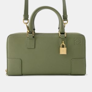 Loewe Amazona Green Leather Shoulder Bag, Wallets & Money Clips - Luxury Closet catalog