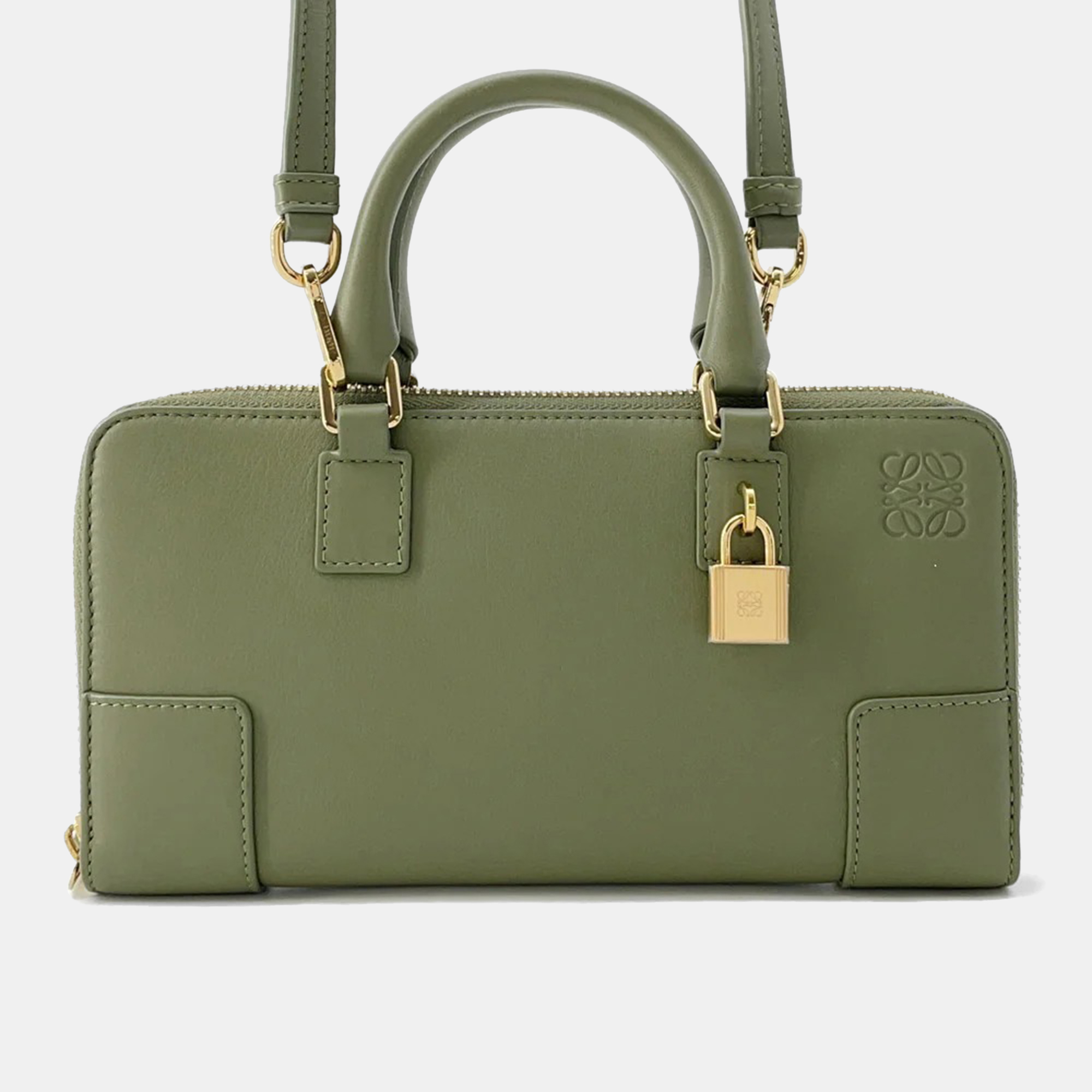 Loewe Amazona Green Leather Shoulder Bag, Wallets & Money Clips - Luxury Closet catalog