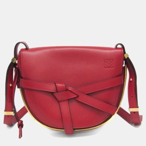 Loewe Gate Red Leather Shoulder Bag, Handbags - Luxury Closet catalog