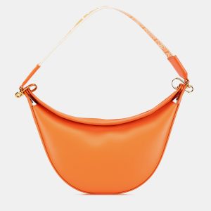 Loewe Orange Small Leather Luna Hobo, Shoulder Bags - Luxury Closet catalog