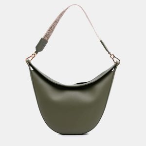 Loewe Green Small Leather Luna Hobo, Shoulder Bags - Luxury Closet catalog