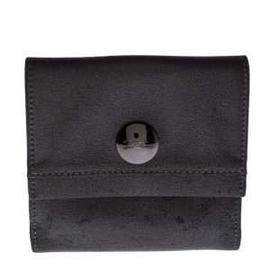 Longchamp Metallic Grey Leather Flap Button Compact Wallet, Wallets & Money Clips - Luxury Closet catalog