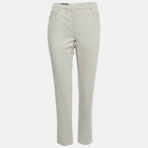 Loro Piana Grey Cotton Slim Fit Trousers M, Clothing - Luxury Closet catalog