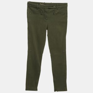 Loro Piana Khaki Green Stretch Cotton Skinny Jeggings M, Clothing - Luxury Closet catalog