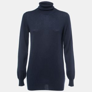 Loro Piana Navy Blue Cashmere Turtleneck Sweater L, Sweaters & Cardigans - Luxury Closet catalog