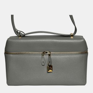 Loro Piana Extra Bag L27 in Practical Grey, Shoulder Bags - Luxury Closet catalog