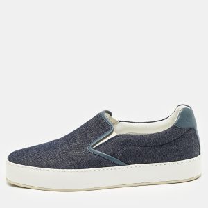 Loro Piana Navy Blue Denim Slip On Sneakers Size 37, Athletic Shoes & Sneakers - Luxury Closet catalog