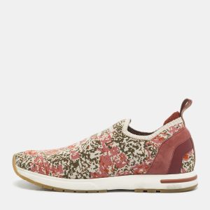 Loro Piana Multicolor Knit Fabric and Suede 360 LP Flexy Walk Slip On Sneakers Size 39, Athletic Shoes & Sneakers - Luxury Closet catalog