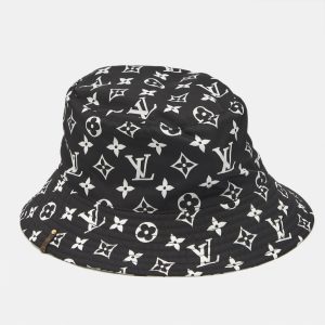 Louis Vuitton Black/White Monogram Synthetic Bucket Hat M, Luggage Accessories - Luxury Closet catalog