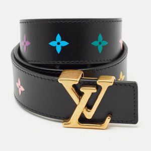 Louis Vuitton Black Leather LV New Wave Belt 80 CM, Belt Buckles - Luxury Closet catalog