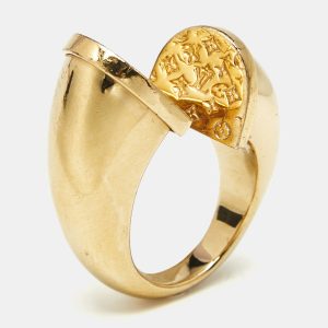 Louis Vuitton Monogram Gold Tone Ring Size 53, Jewelry - Luxury Closet catalog