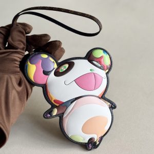 Louis Vuitton X Takashi Murakami Panda Multicolor Monogram Leather Charm, Luggage Accessories - Luxury Closet catalog