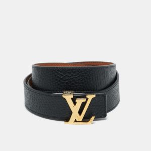 Louis Vuitton Black/Brown Leather LV Initiales Reversible Belt 80 CM, Belt Buckles - Luxury Closet catalog