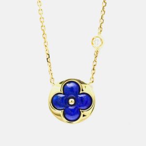 Louis Vuitton Sun Blossom BB Yellow Gold 18K DiamondLapis Lazuli  Pendant Necklace, Necklaces - Luxury Closet catalog