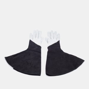 Louis Vuitton Black & Silver Suede & Leather Gloves S, Luggage Accessories - Luxury Closet catalog