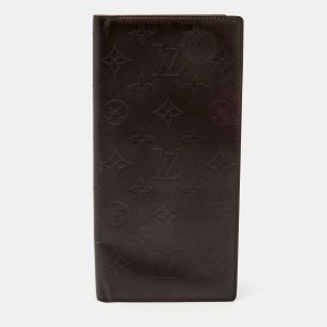 Louis Vuitton Dark Brown Monogram Matte Leather Bifold Wallet Organizer, Luggage Accessories - Luxury Closet catalog